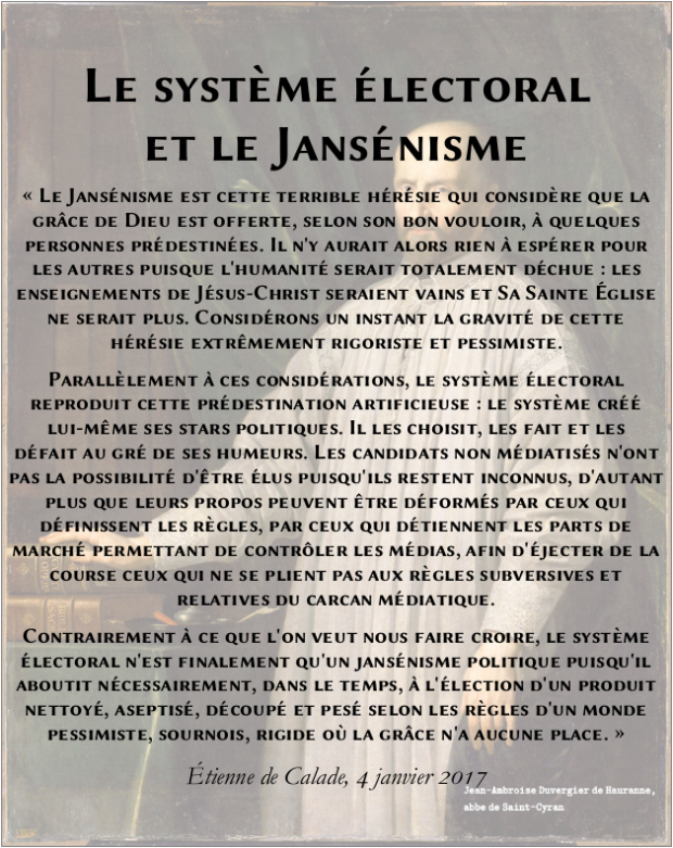 le_systeme_electoral_et_le_jansenisme_heresie_jean_ambroise_duvergier_hauranne_saint_cyran_etienne_de_calade